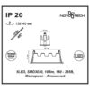c0d367dd147fd8edc6bc3cb379fb5a4f 357621 SPOT NT18 488 белый/черный Встраиваемый светильник IP20 LED 3000K 10W 160-265V ANTEY