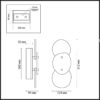 c12d90e04f9cac77774ad89bb202a27e 7065/10WL L-VISION ODL25 219 Настенный светильник бронзовый/металл/акрил/агат IP20 LED 10W 3000K 220V AGATE