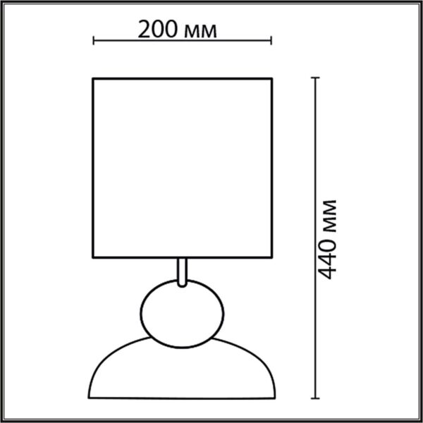 c2bb8865240d5cff763eda1892bd9eba 8127/1T COMFI LN26 509 коричневый/черный, керамика/текстиль Настольная лампа E27 1*60W 220V OVONA
