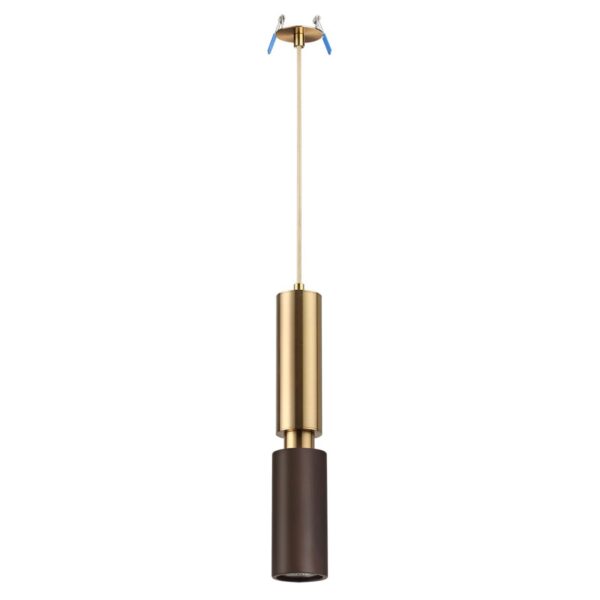 7062/1A MINIMA ODL25 217 Подвесной светильник темное дерево/металл IP20 GU10 LED 7W 220V CAUCHO