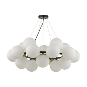 c410642bafe9bc571bd60c48ddc04d58 6508/20 MODERNI LN26 170 чёрный, белый, бронза Люстра E14 20*40W 220V MELONA