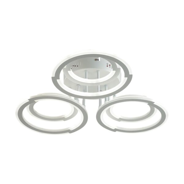 8028/80CL LEDIO LN25 000 белый, металл/акрил Потолочный светильник с ПДУ LED 80W 3000-6000К 220V OSAKA