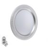 c58f67ae0358b8be2b9640be0d65caf1 7782/DL MARON SN 000 Светильник пластик/белый/серебро LED 48Вт 3000-6000К D398 IP43 пульт ДУ VENDY