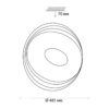 3027/EL SN 000 Светильник пластик LED 72Вт 3000-6500K D485 IP43 пульт ДУ/RGB/LampSmart SEKA