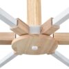 c60f19ed37418835384963d2d604674d 8095/6C MODERNI LN26 340 белый/белый металл, дерево/металл Люстра потолочная Е27 6*60W 220V COLANGE