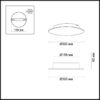 c6e5d68f142b914bbd7f8657bf0124a5 3561/12WL HIGHTECH ODL18 449 золот. фольг-ние Настен. св-ник IP20 LED 3000K 12W 672Лм 220V SOLARIO
