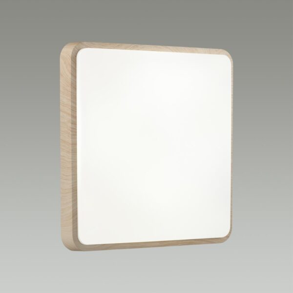 c71a3fcdab50b0b8900b1791bacb9eaa 7608/AL PALE SN 172 Светильник пластик/белый//бежевый под дерево LED 18Вт 4000К 290x290 IP43 MERTO