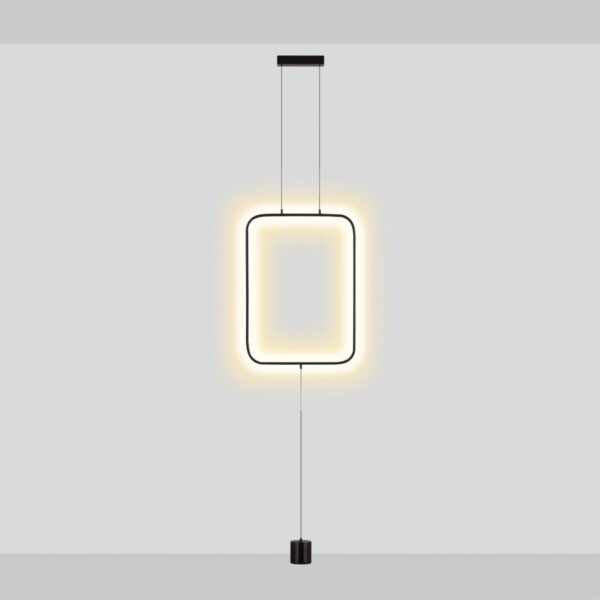 7022/27FLA HIGHTECH ODL25 283 Напольный светильник черный/металл/акрил IP20 LED 3000K 220V TEO