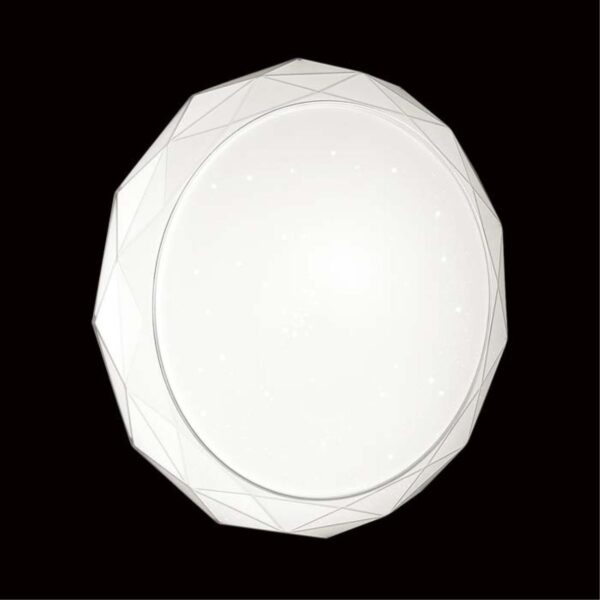 2045/ELN PALE SN 220 Светильник пластик/белый/прозрачный LED 76Вт 3000/4000/6000K D500 IP43 CCT GINO