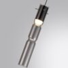 5059/5L PENDANT ODL24 385 черный/дымчатый/металл/стекло Подвес LED 5W 3000K SCROW