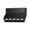 358323 OVER NT19 380 черный Светильник накладной IP33 LED 4000К 13W 110-265V EOS