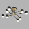 c92e7dd30a82f3bf377d7e5d9c4a978d 8307/8C COMFI LN26 237 золотой/черный, металл Светильник потолочный GX53 LED 8*7W 220V LENIANA