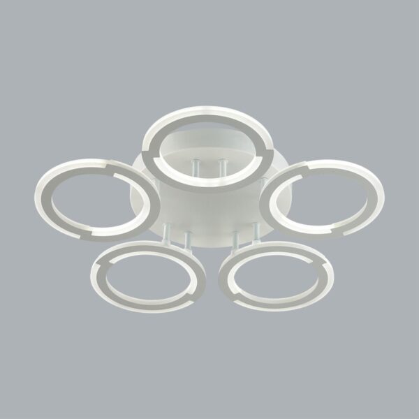 8027/55CL LEDIO LN25 000 белый, металл/акрил Потолочный светильник с ПДУ LED 55W 3000-6000К 220V KALIFA