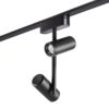 c970afaa13f2f90031b00b36f175b2eb 359272 SHINO NT23 187 черный Трековый светильник для низковольтного шинопровода IP20 LED 16W 48V 1360Лм 3000К SMAL