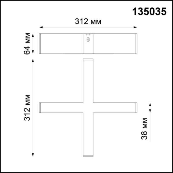ca39ba29d1adff202150eccf2ecf7a30 135035 OVER NT19 143 черный Соединитель - Х IP20 24V RATIO