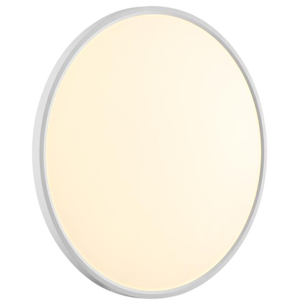 ca91dda81f46fa4f53a049e96eef024e 7659/48L MITRA LED SN 551 Светильник пластик/белый LED 48Вт 3000/4000K D600 IP40 ALFA WHITE