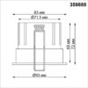 ccd239bfe496aab879087b04c491d459 359888 WIR NT26 000 белый Светильник встраиваемый с переключателем цв. температуры IP20 LED 15W 100-265V 3000К/4000К/6000К ECLAT
