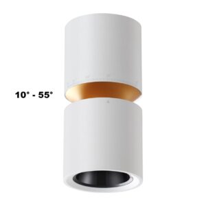 cd8173ae57b15dee61521754d521df1a 359337 OVER NT24 318 белый Светильник накладной светодиодный IP20 LED 10W/3W 3000K 1090Лм 170-265V ARISTO