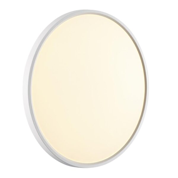 cd953e2e49f6708436792ab922234607 7659/40L MITRA LED SN 551 Светильник пластик/белый LED 40Вт 3000/4000K D495 IP40 ALFA WHITE