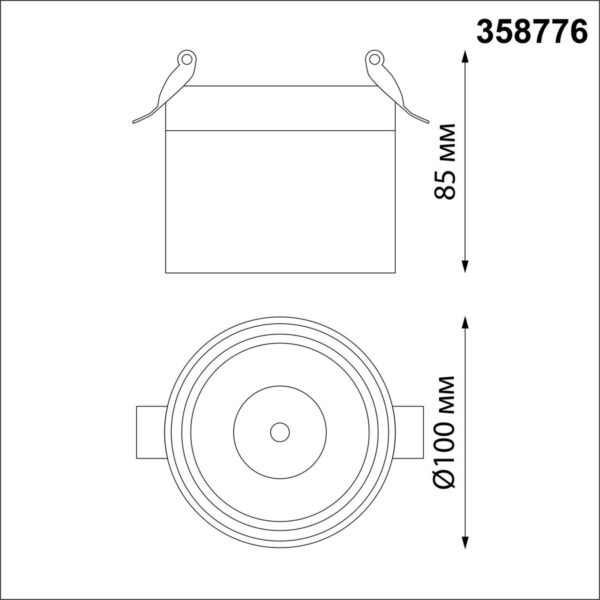 cdd75c29c6b1ea97d741d61873b9e76e 358776 SPOT NT21 458 белый Светильник встраиваемый светодиодный IP20 LED 15W 4000K 1300Лм 100-265V GRODA
