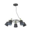 cde80a56f3597bf19cfc93971c867ce4 3638/5 MODERNI LN19 000 черный Люстра E14 5*40W 220V MARCUS