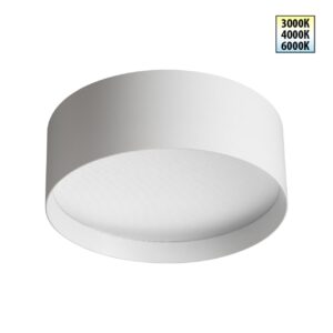 ce3d23bf21863a541c023013d26fa561 359598 OVER NT25 000 белый Светильник накладной светодиодный с переключ. цв. температуры IP20 LED 24W 220-240V 3000К4000К6000К ORBIS