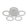 8027/55CL LEDIO LN25 000 белый, металл/акрил Потолочный светильник с ПДУ LED 55W 3000-6000К 220V KALIFA
