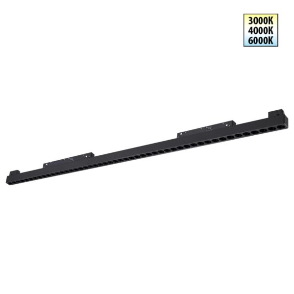ce81bbdaeae2d2b1935d1128c46d7907 359627 SHINO NT25 000 черный Трековый светильник для низков. шинопровода с переключ. цв. темпер. IP20 LED 3000К4000К6000К 45W 48V FLUM