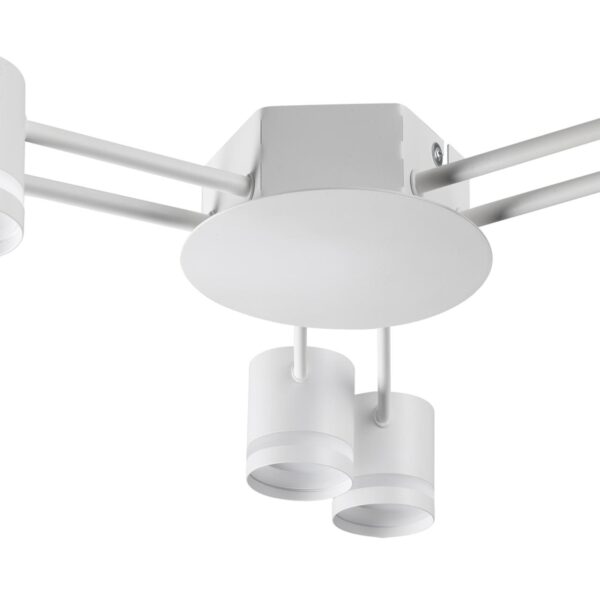 ce866e5a2ef8728edc11eb3e0d3fb576 8235/6C COMFI LN26 242 белый, металл Люстра потолочная LED GX53 6*12W 220V GARETA