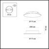cf31605998238beefc454c16f569ec16 3561/6WL HIGHTECH ODL18 449 золот. фольг-ние Настен. св-ник IP20 LED 3000K 6W 336Лм 220V SOLARIO