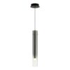 5061/5L PENDANT ODL24 383 черный/темн.хром/металл/стекло Подвес LED 4W 3000K SHINY