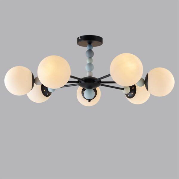 d32dddfc267e821599bc5acbb5891695 6526/7C MODERNI LN26 360 чёрный Люстра потолочная E14 7*40W 220V SUNDAY