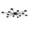 8344/12C COMFI LN26 251 черный, металл Люстра GX53 LED 12*7W 220V TORINA