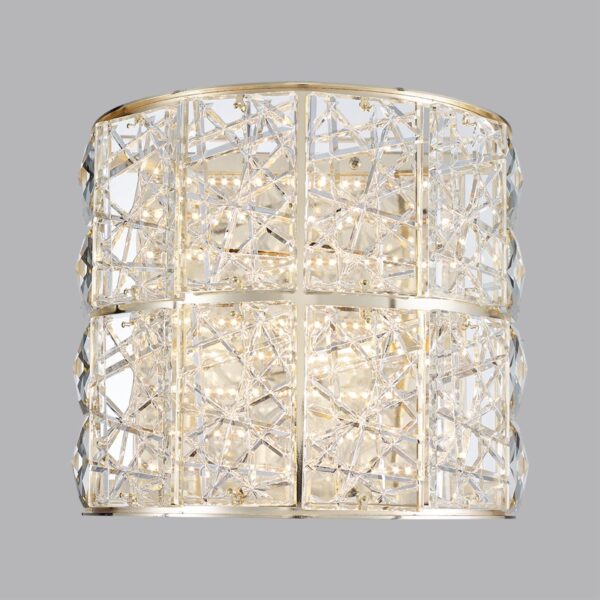 5071/32WL HALL ODL24 595 золото/прозрачный/металл/хрусталь/стекло Бра LED 15W 3700K VERSION