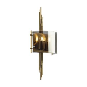 d57ade62fd33e8c9e41dc9c31ebd1289 4895/2WA MODERN ODL_EX23 000 бронзовый/дымчатый/металл/стекло Бра E27 2*40W MARGARET