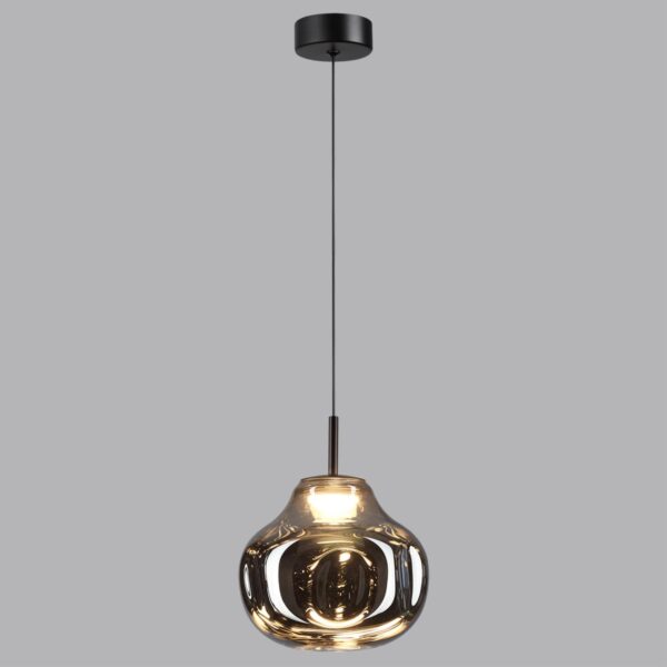 d65f692e84aafc2089784b497496f710 5097/4LC PENDANT ODL25 363 черный/дымчатый/металл/стекло Подвес LED 4W 4000K 388Лм VASO