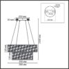 d6960ae8e616d0fcb5d23aa0ccf3ef84 8373/55L LEDIO LN26 257 черный, металл/текстиль/силикон Люстра подвесная LED 55W 3000/4000/6000K 220V SAVA