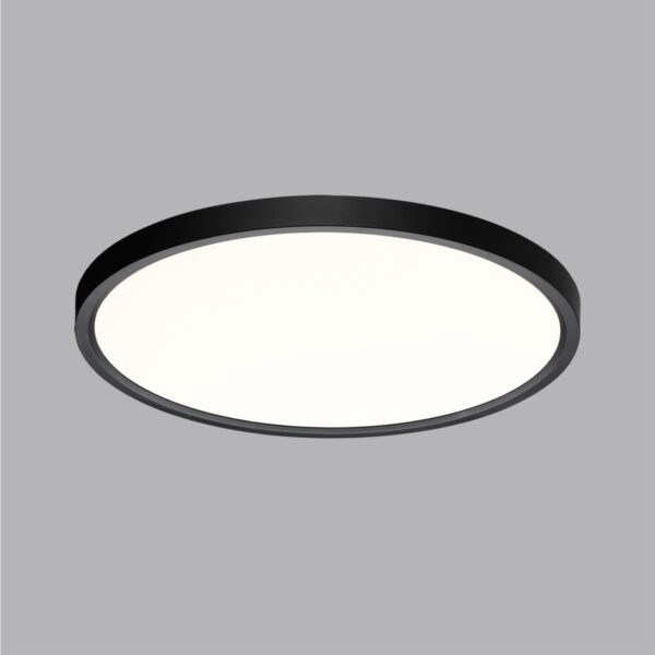 d6b40df295a6df3b54a243128591c3d3 7660/32L MITRA LED SN 554 Светильник пластик/белый/черный LED 32Вт 3000/4000K D400 IP40 ALFA BLACK