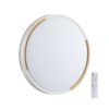 d7e761100bfe312ddb6f3fcac86924e6 7612/DL PALE SN 184 Светильник пластик/белый/золотистый LED 48Вт 3000-6300K D400 IP43 пульт ДУ VELIO