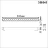 d8458dd2566601b584d035662bb5853f 359245 SHINO NT23 179 белый Трековый светильник для низковольтного шинопровода IP20 LED 18W 48V 1710Лм 3000К SMAL