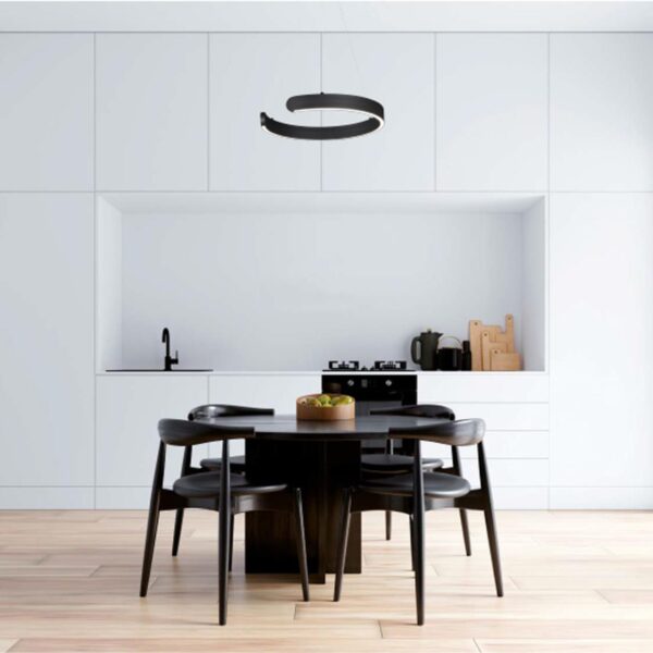 d9880c38036b674bfdbc881adaa47ffe 6534/28L LEDIO LN26 265 чёрный Светильник подвесной LED 28W 3000/4000/6000К 220V INDIE