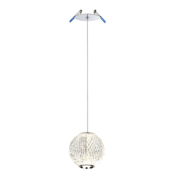 da1e063383c0c51450d3e95363474d79 5007/5LA L-VISION ODL24 567 хром/металл/акрил Подвес LED 5W 4000K 365лм CRYSTAL