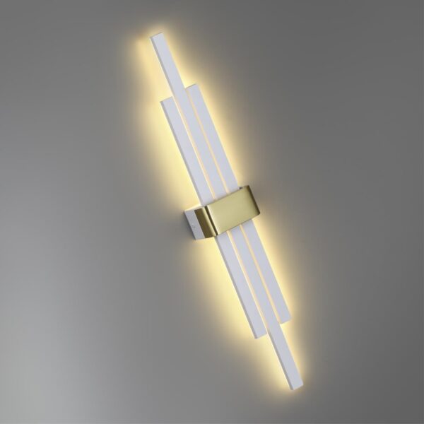 da8eab2be1a6cf2d622cdaef00820e92 5686/18WL LEDIO LN26 444 золотой, белый Настенный светильник LED 21W 3000K 220V TOVE