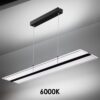 dc2d2655b5eb7fef2c178a15a7903fe4 358992 OVER NT23 310 Светильник подвесной диммируемый со сменой цв.температуры, пульт ДУ (2.4G) в комплекте IP20 LED 3000~6000К 50W 85-265V ITER