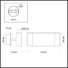 5688/5WL LEDIO LN23 000 белый Бра LED 5W 3000K 220V LIBRA