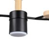 dd8da002be3818d1128280569cd6a1f3 8194/5C COMFI LN26 335 черный, металл/дерево/пластик Потолочный светильник LED GX53 5*9W 220V CRYPTO