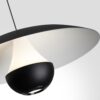 359336 OVER NT24 324 черный Светильник подвесной с механизмом регулировки высоты, провод 2м IP20 LED 4W вниз/3W вверх 760Лм 3000K 170-265V IMAN