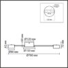 e09d40f910b9350edd3e3841193daaa5 8344/8C COMFI LN26 251 черный, металл Люстра GX53 LED 8*7W 220V TORINA