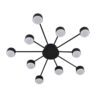 8344/10C COMFI LN26 251 черный, металл Люстра GX53 LED 10*7W 220V TORINA