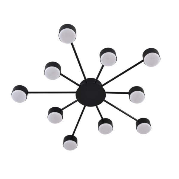 8344/10C COMFI LN26 251 черный, металл Люстра GX53 LED 10*7W 220V TORINA